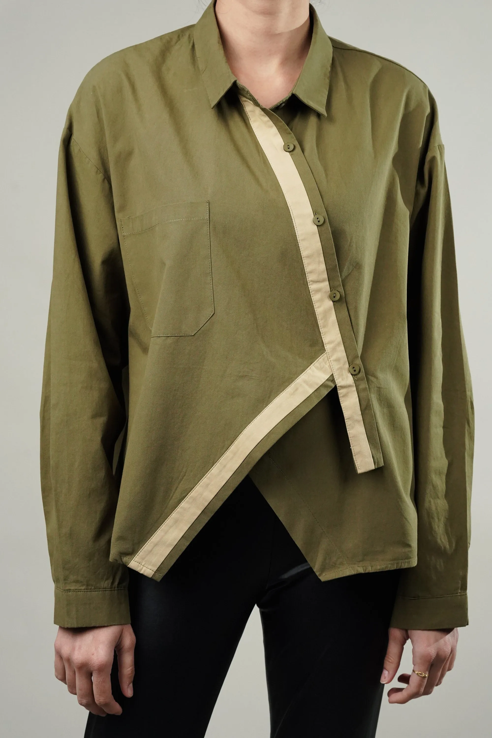 Allure Asymmetric Hem Shirt