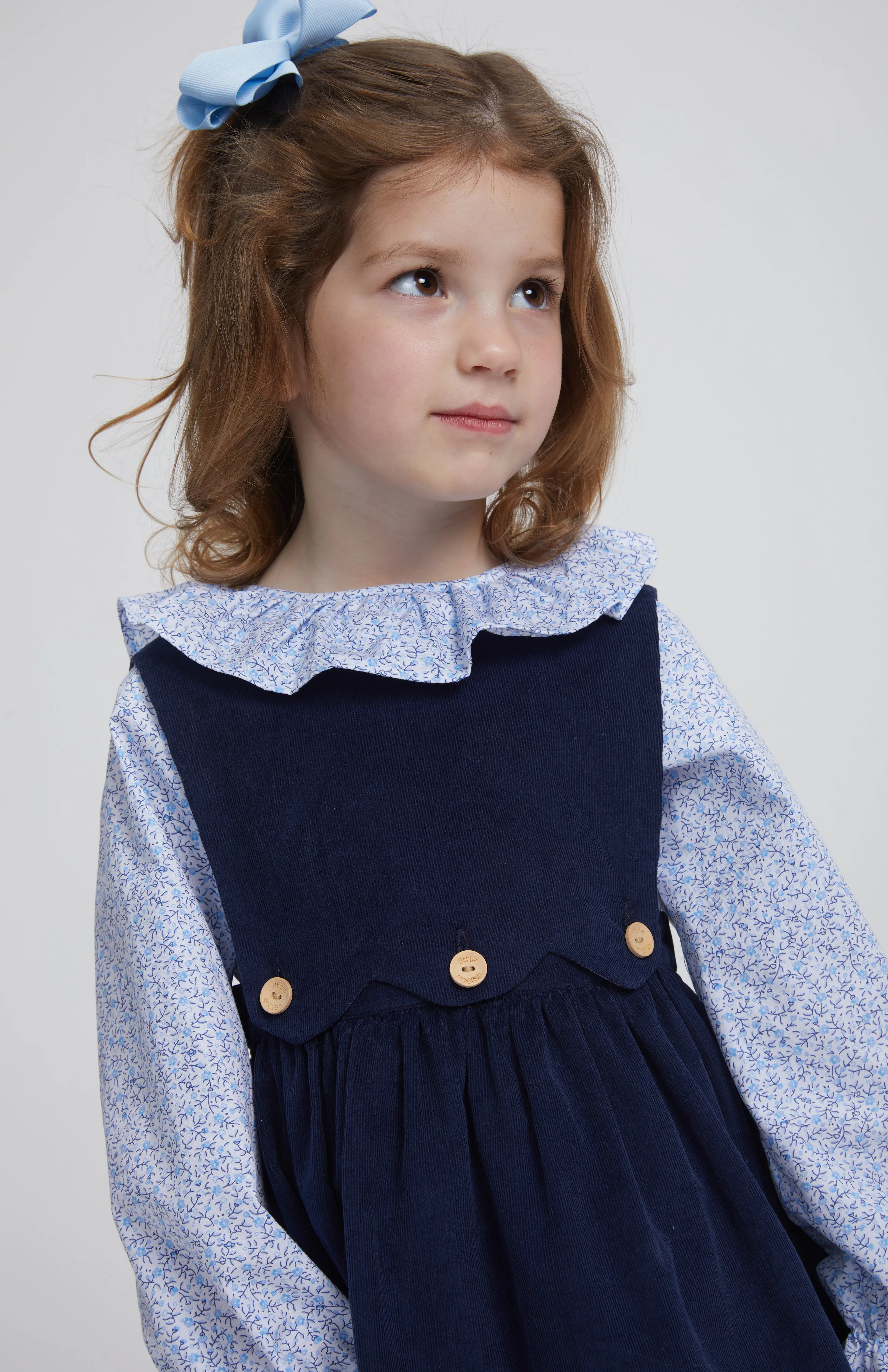 Button Panel Jumper - Navy Corduroy