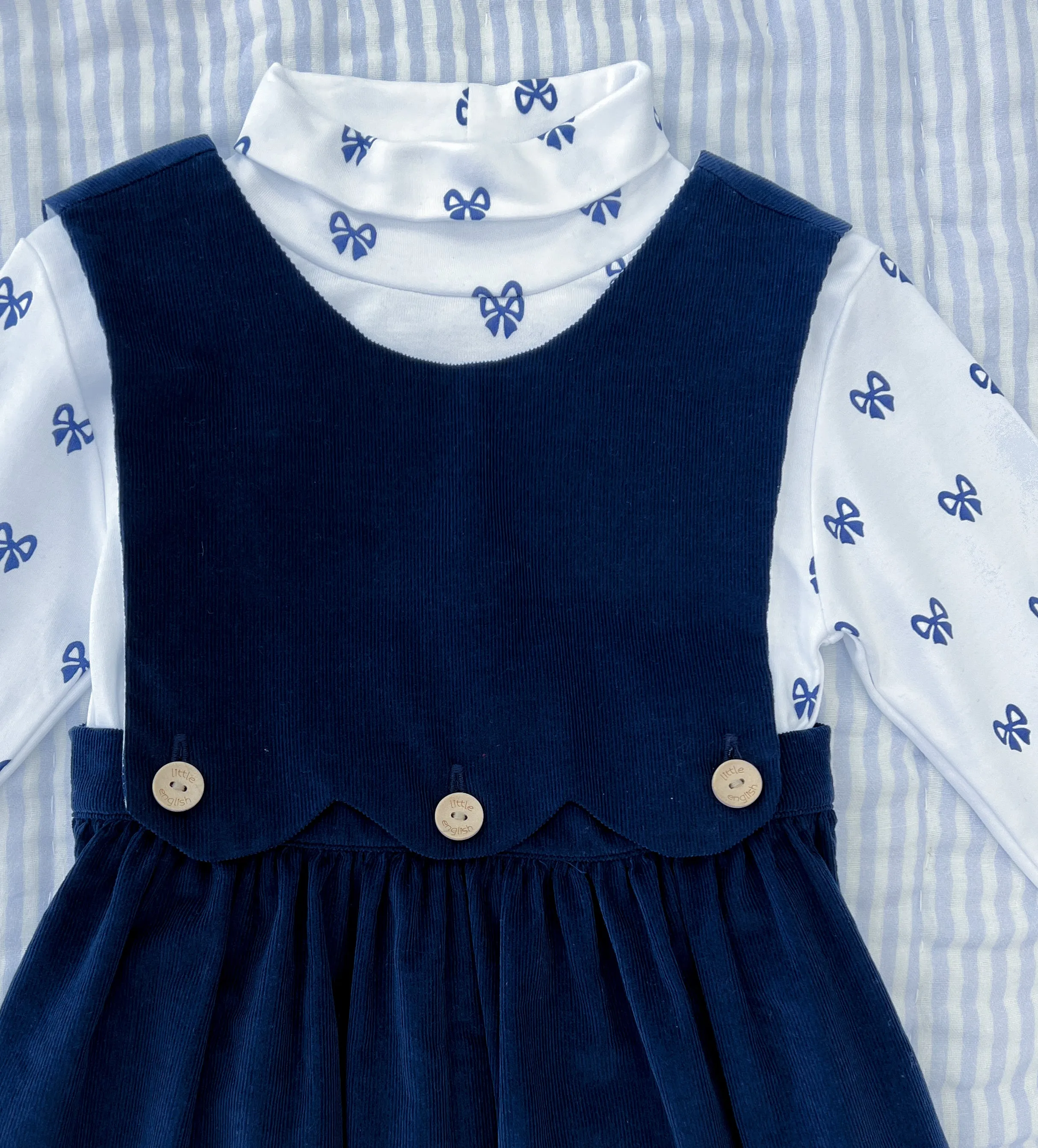 Button Panel Jumper - Navy Corduroy