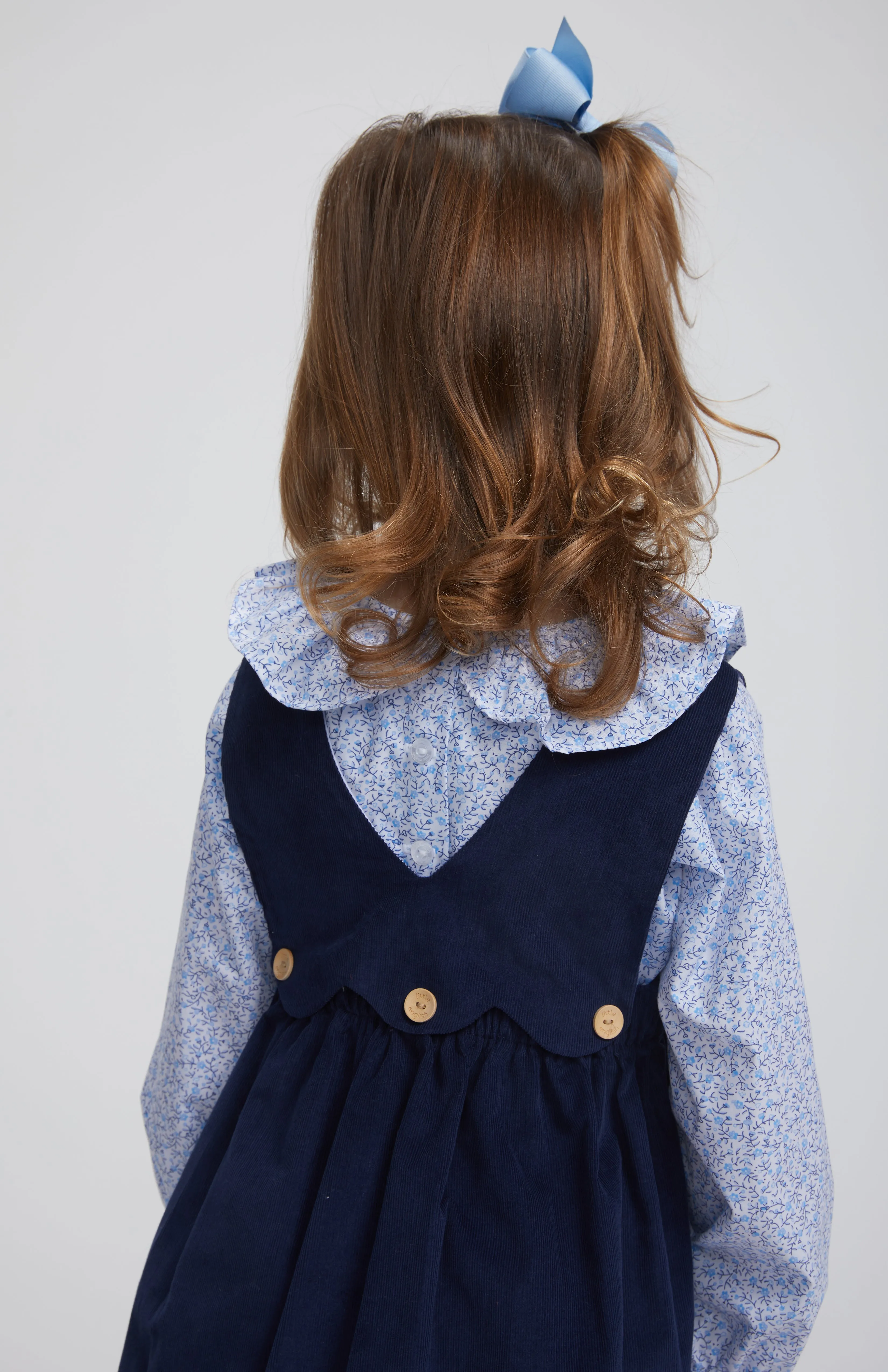 Button Panel Jumper - Navy Corduroy