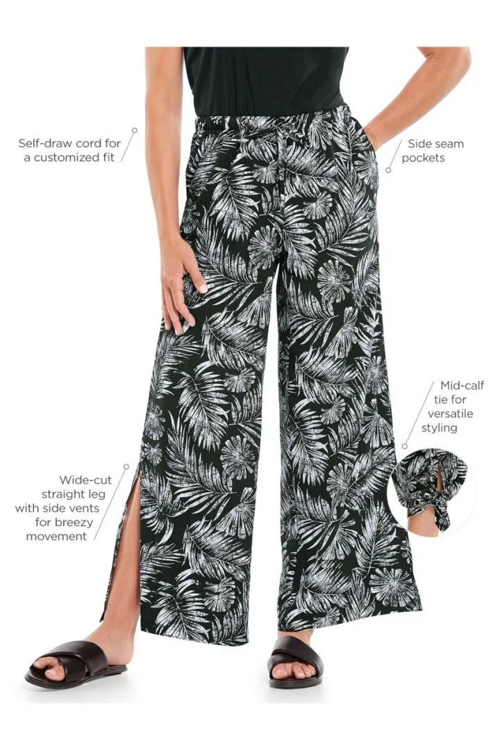Coolibar Petra Wide Leg Pants UPF 50  - White