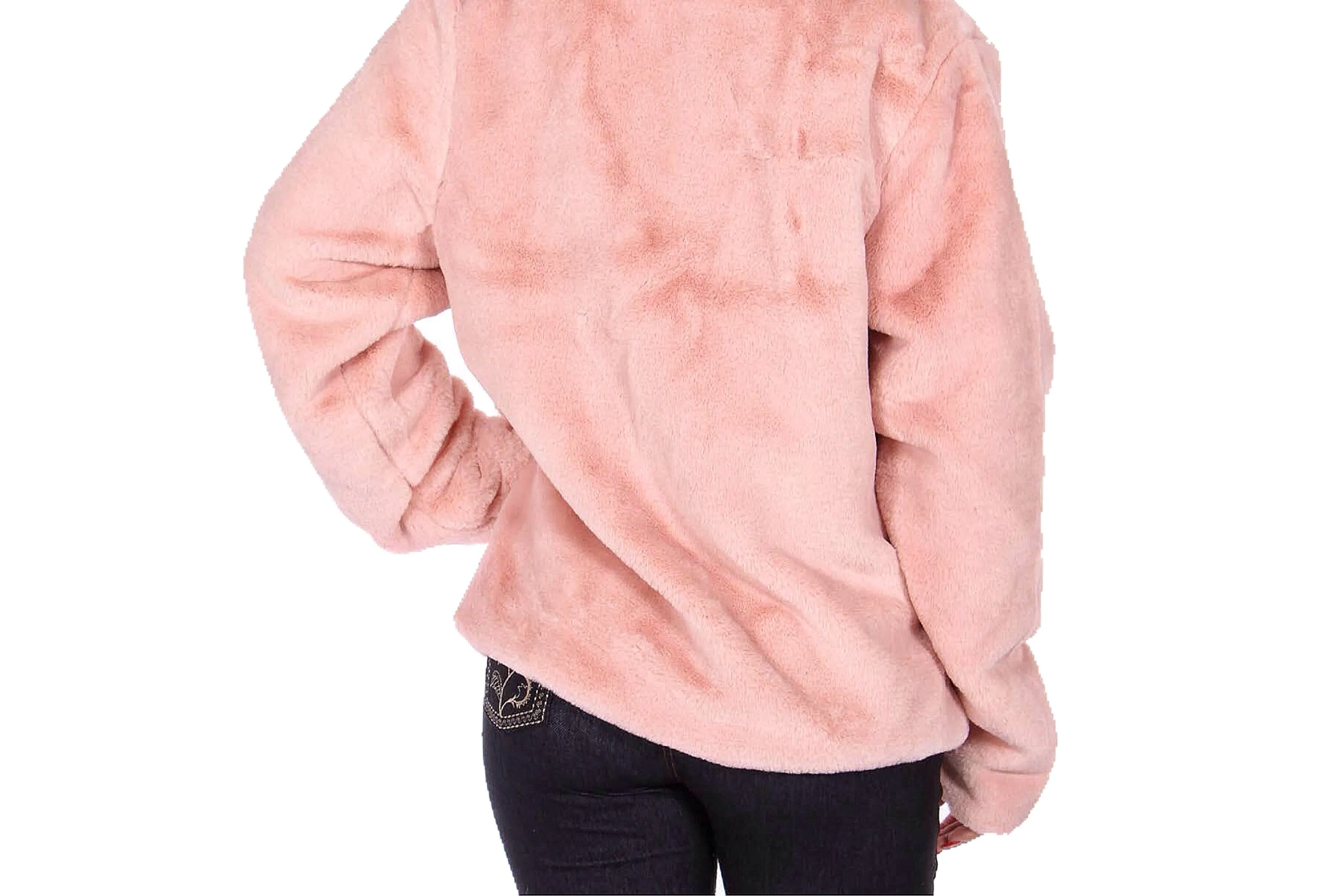 Faux Fur Long Sleeve Lightweight Comfort Jacket