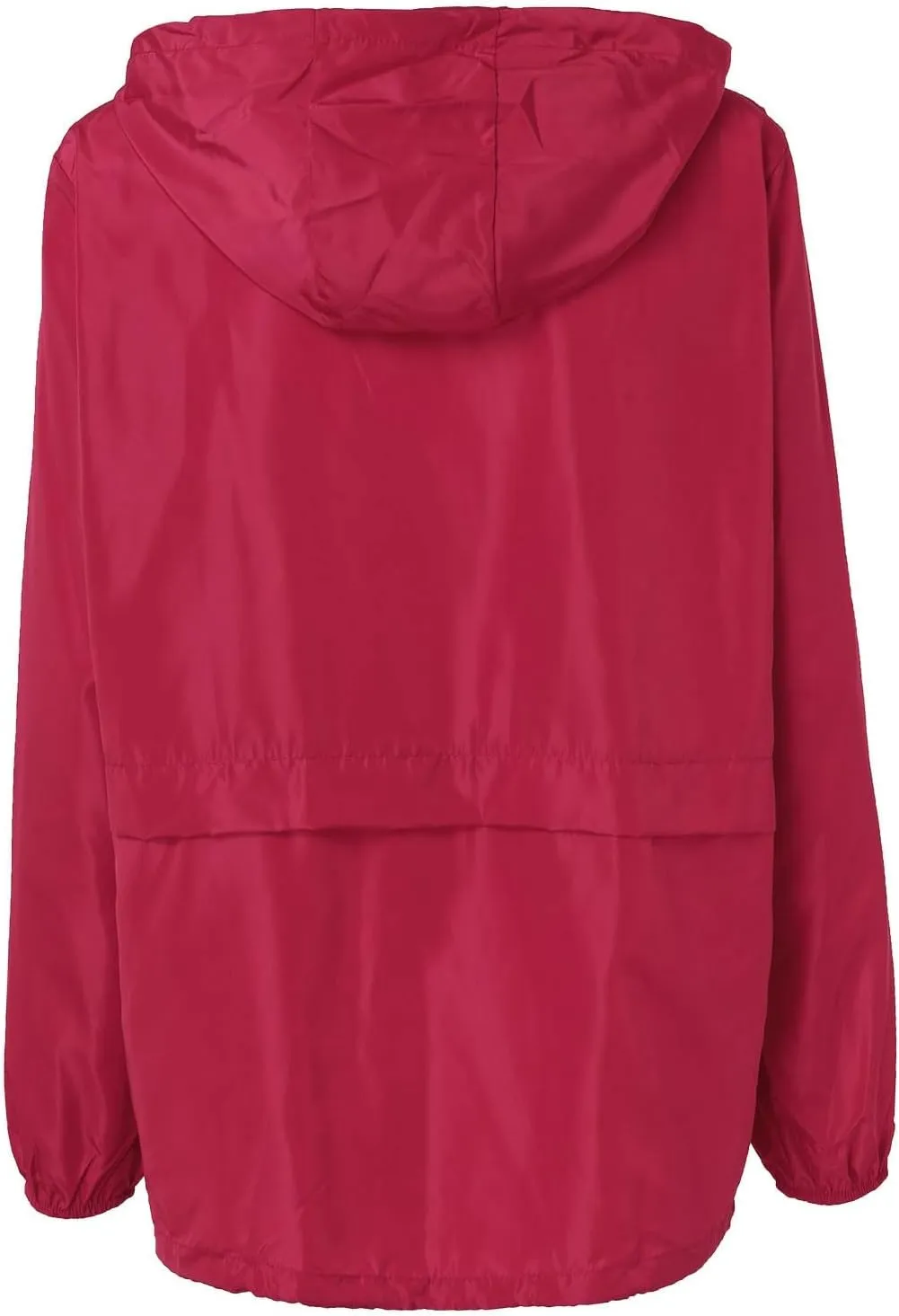 FZVYD Rain Jackets for Women Waterproof,Waterproof Rain Jacket Hood Windbreaker Hiking Travel Zip up Drawstring Raincoats