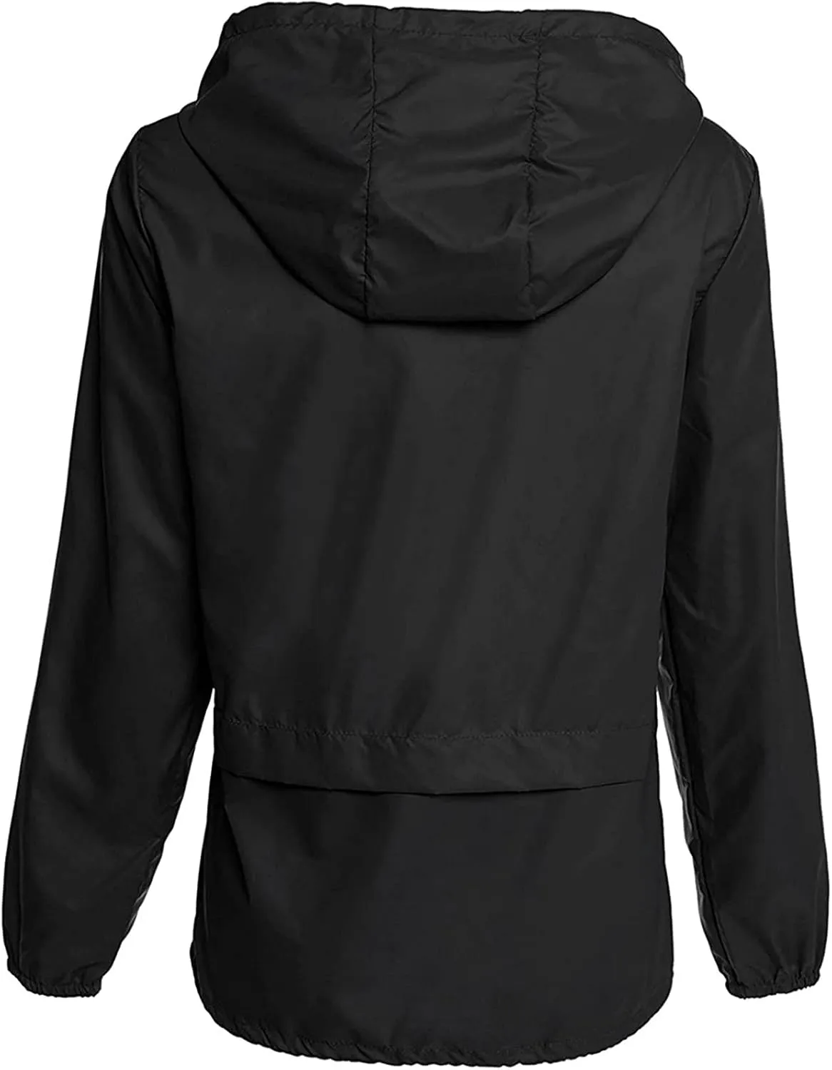 FZVYD Rain Jackets for Women Waterproof,Waterproof Rain Jacket Hood Windbreaker Hiking Travel Zip up Drawstring Raincoats
