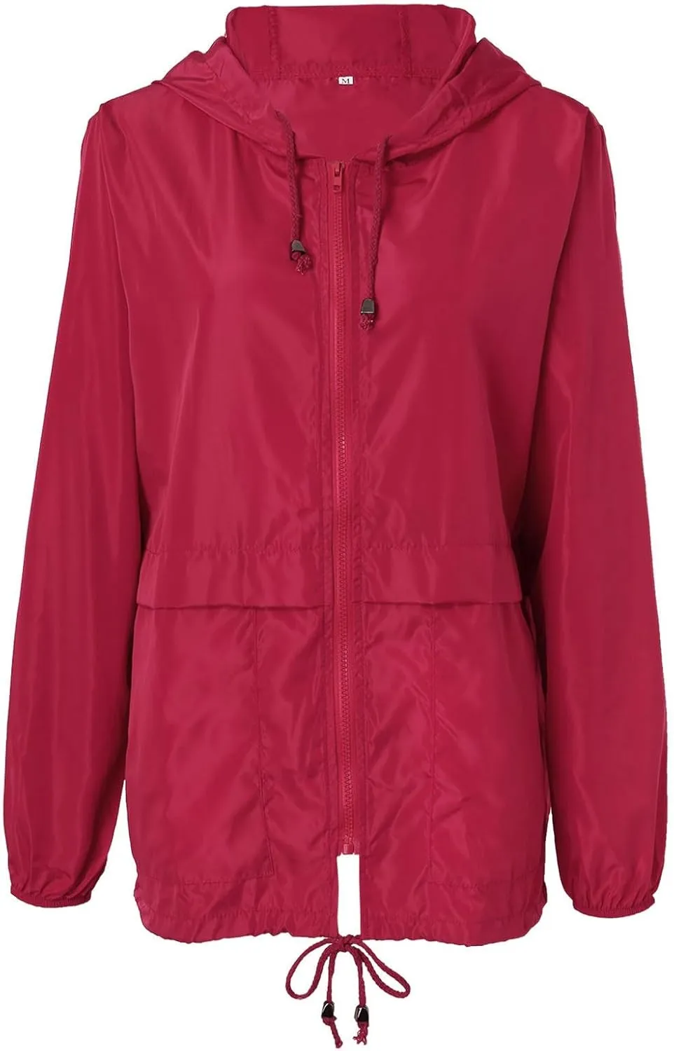 FZVYD Rain Jackets for Women Waterproof,Waterproof Rain Jacket Hood Windbreaker Hiking Travel Zip up Drawstring Raincoats