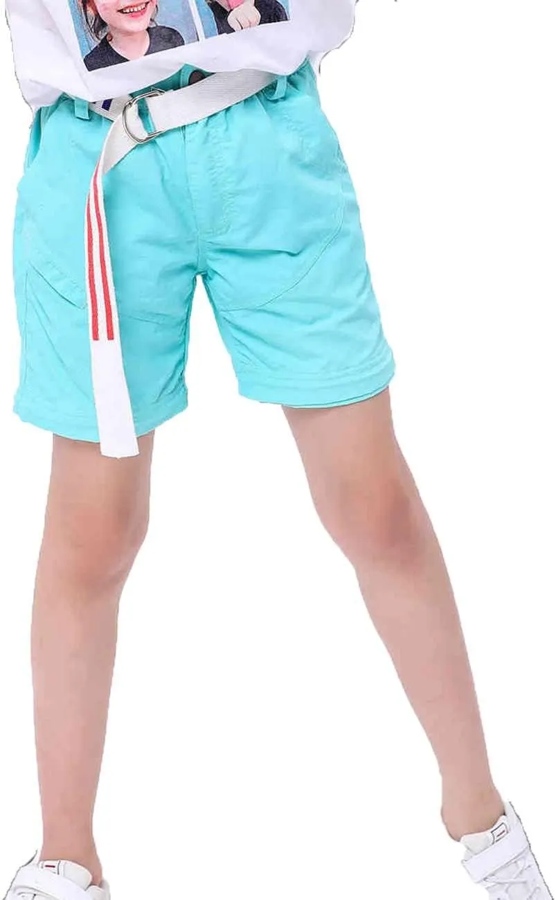 Kids Convertible Trousers Boys Girls Water Repellent Quick Dry Pants Children Running Outdoor Trousers Yellow 120
