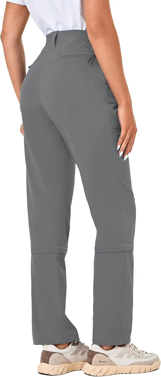 Little Donkey Andy Women's Convertible Hiking Pants Zip-Off Quick Dry Stretch Pants Travel Camping Fishing