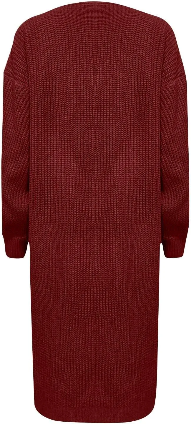 Long Cable Knit Hooded Cardigans for Women 2024 2024 Fall Long Sleeve Sweaters Button Up Cable Knit Sweater Coats