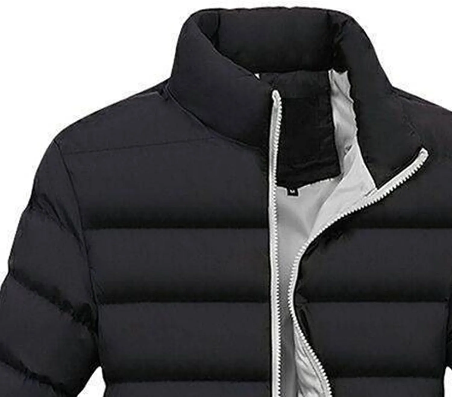 Maiyifu-GJ Men's Winter Jacket Quilted Puffer Jackets Lightweight Warm Windproof Down Coats Thicken Padded Outerwear