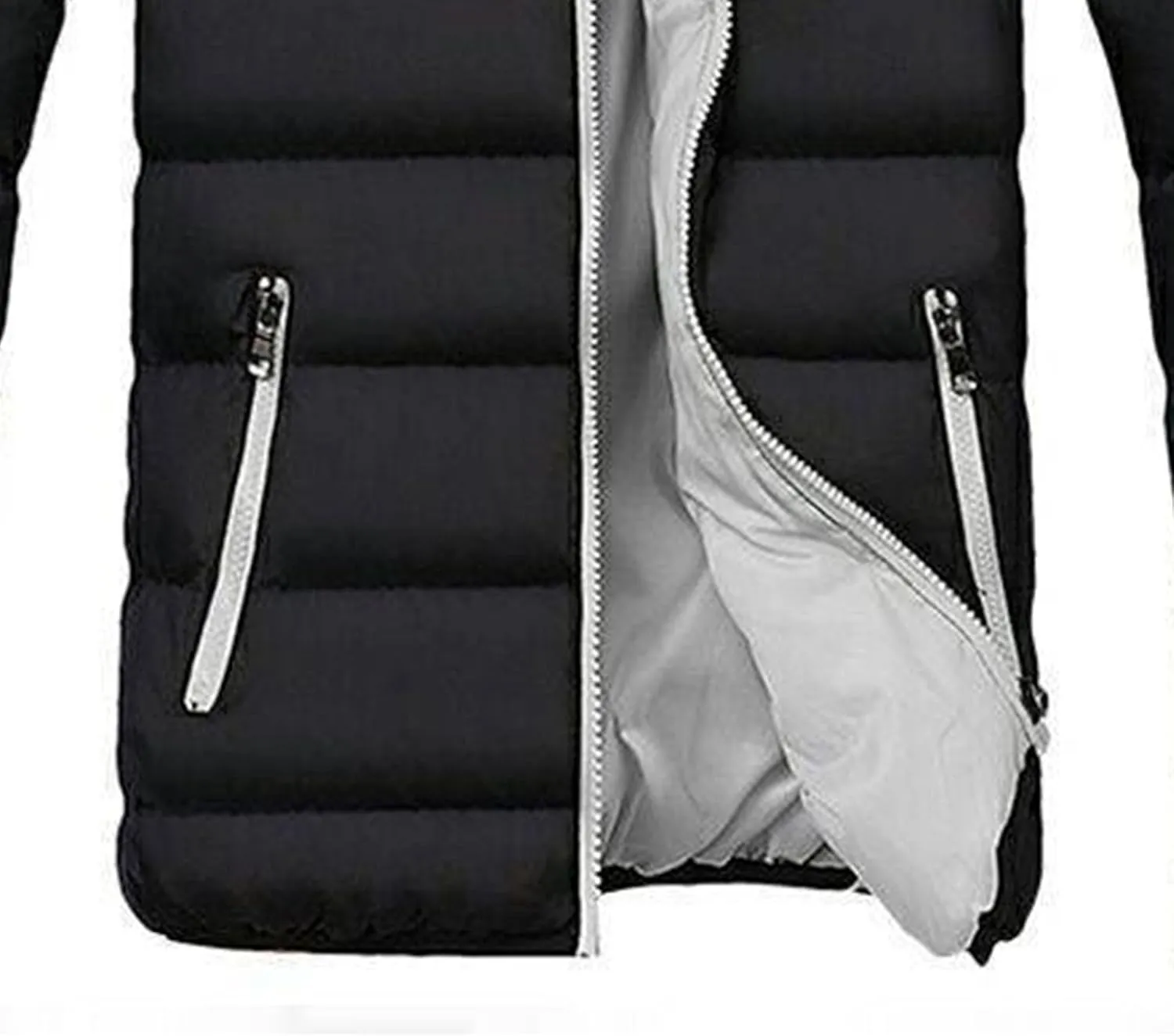Maiyifu-GJ Men's Winter Jacket Quilted Puffer Jackets Lightweight Warm Windproof Down Coats Thicken Padded Outerwear