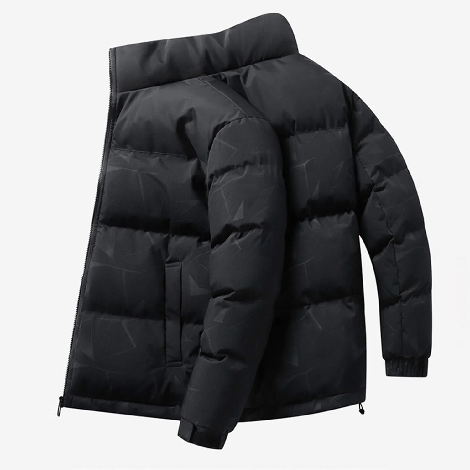 Maiyifu-GJ Men's Winter Puffer Jackets Warm Windproof Down Jacket for Men Thicken Quilted Padded Coat Windbreaker Outerwear