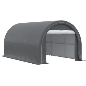 Outsunny 10' x 16' Carport, Heavy Duty Portable Garage Storage