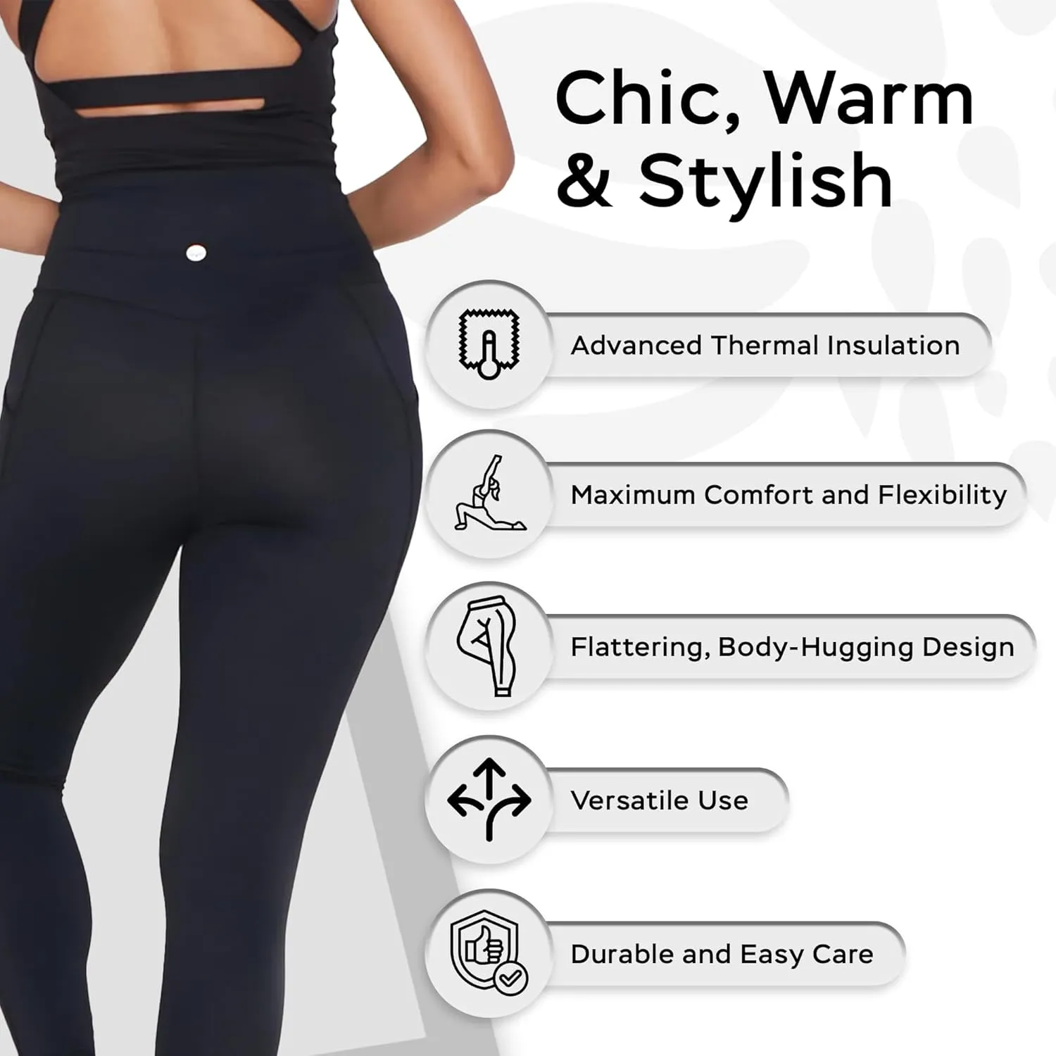 Senita Athletics Warm Thermal Leggings for Women