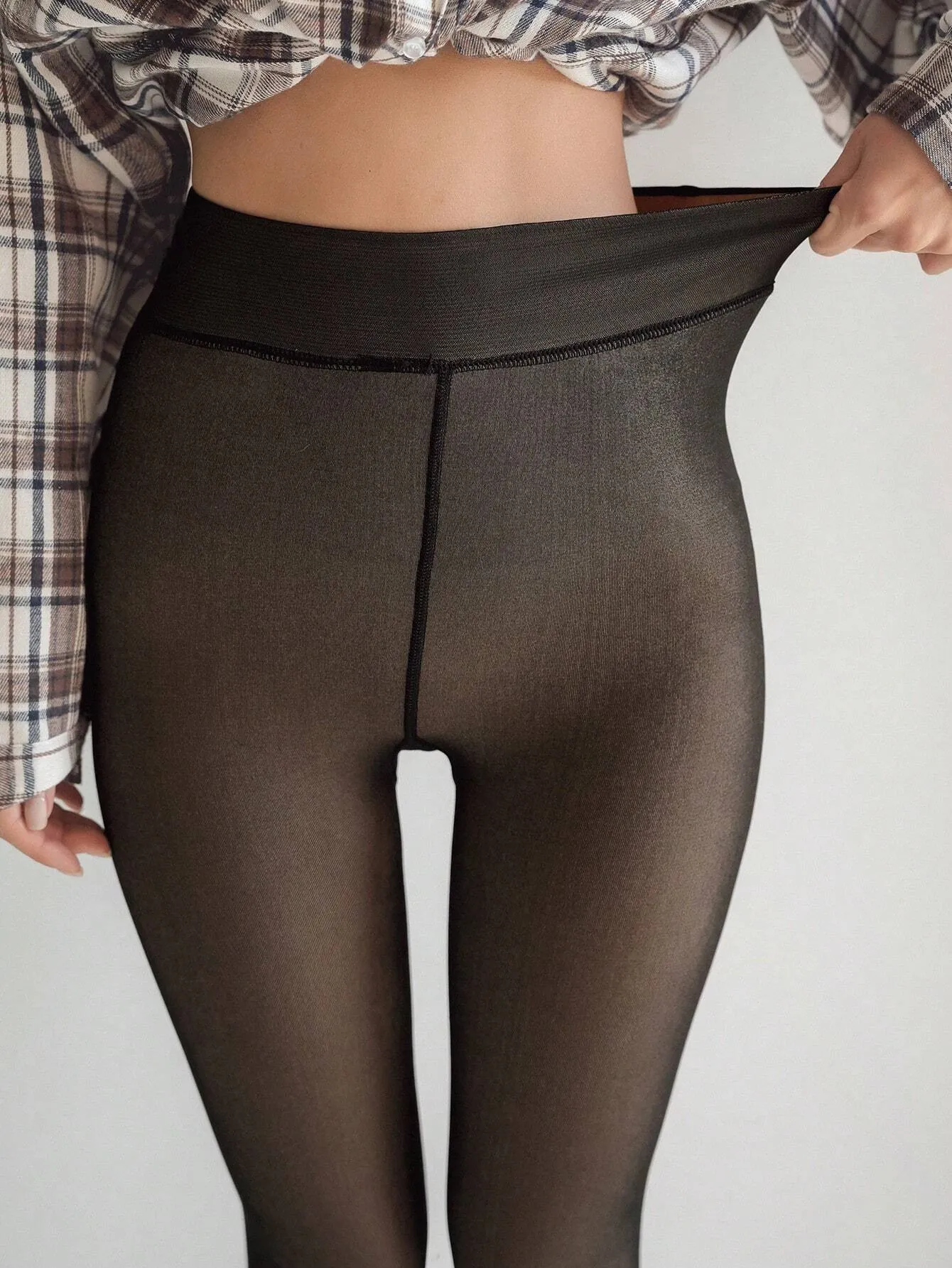 SHEIN DAZY Women's Thermal Lined Tights