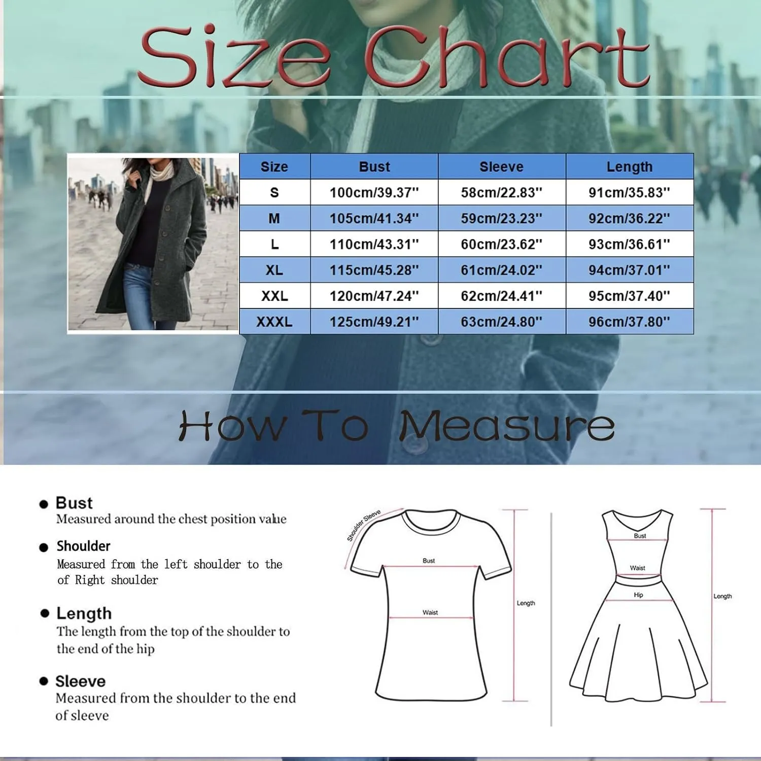 Womens Warm Jackets Trendy Women's Casual Thicken Wool Blend Stand Collar Single Breasted Pea Coat