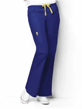 WonderWink Origins Women's Romeo Cargo Scrub Pant | Galaxy Blue