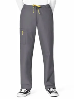 WonderWink Origins Women's Slim Leg Cargo Scrub Pant | Pewter