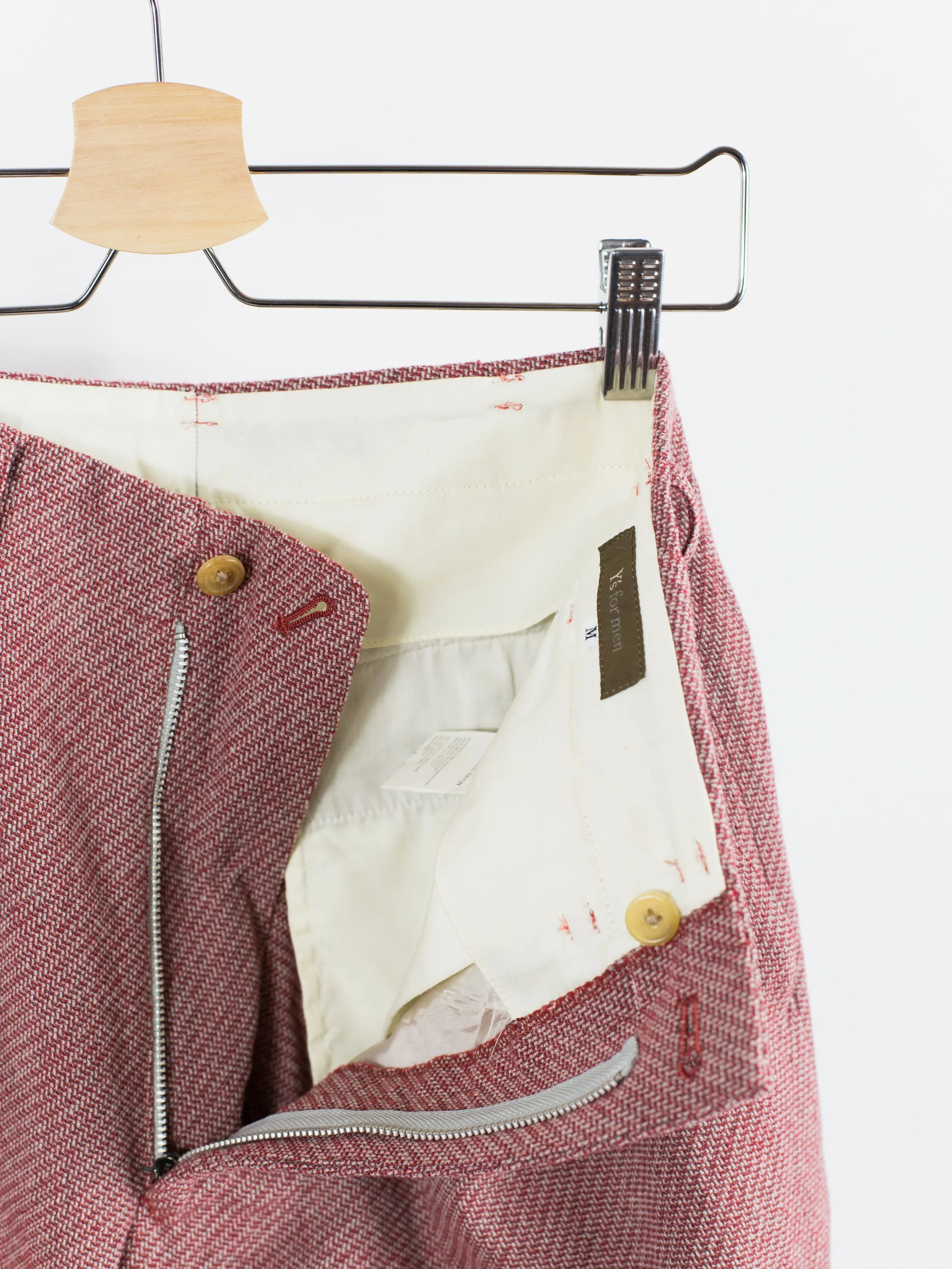 Yohji Yamamoto Y's For Men 90s Pink 2-Piece Suit