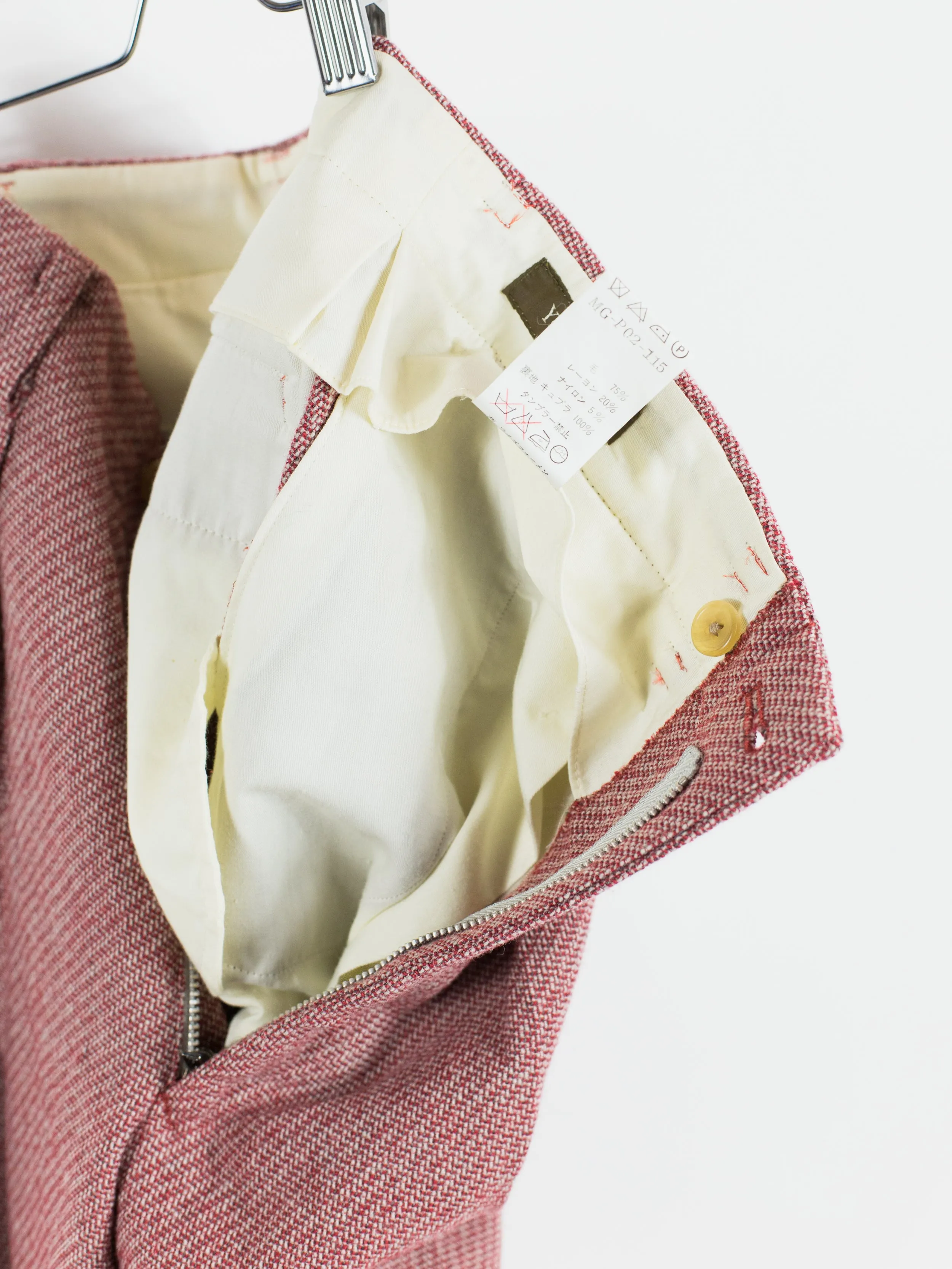 Yohji Yamamoto Y's For Men 90s Pink 2-Piece Suit